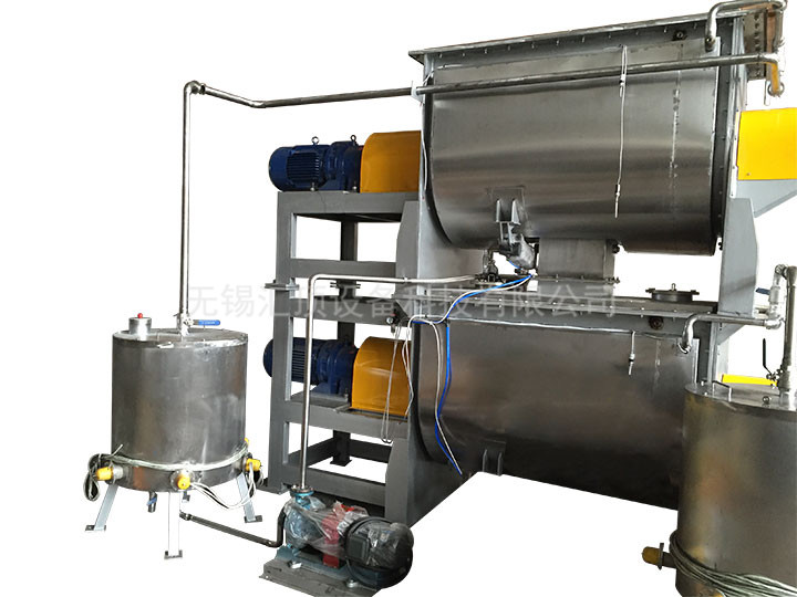 加熱干燥雙層螺帶混合機(jī)
